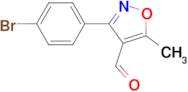 3-(4-Bromophenyl)-5-methylisoxazole-4-carboxaldehyde