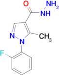 1-(2-Fluorophenyl)-5-methyl-1H-pyrazole-4-carbohydrazide