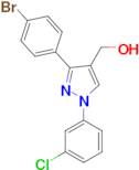 (3-(4-Bromophenyl)-1-(3-chlorophenyl)-1H-pyrazol-4-yl)methanol