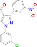 1-(3-Chlorophenyl)-3-(3-nitrophenyl)-1H-pyrazole-4-carbaldehyde