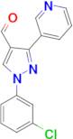 1-(3-Chlorophenyl)-3-(3-pyridinyl)-1H-pyrazole-4-carbaldehyde