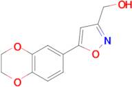 (5-(2,3-Dihydro-1,4-benzodioxin-6-yl)-3-isoxazolyl)methanol