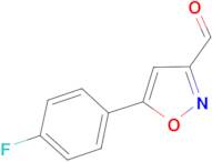 5-(4-Fluorophenyl)isoxazole-3-carboxaldehyde