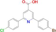 2-(4-Bromophenyl)-6-(4-chlorophenyl)pyridine-4-carboxylic acid