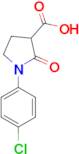 1-(4-Chlorophenyl)-2-oxopyrrolidine-3-carboxylic acid