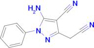 5-Amino-4-cyano-1-phenyl-3-pyrazole acetonitrile
