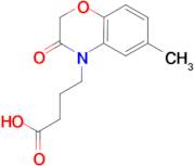 4-(6-Methyl-3-oxo-2,3-dihydro-4H-1,4-benzoxazin-4-yl)butanoic acid