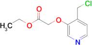 Ethyl 2-(4-(chloromethyl)pyridin-3-yloxy)acetate