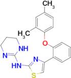 N-[4-[2-(2,4-DIMETHYLPHENOXY)PHENYL]-1,3-THIAZOL-2-YL]-1,4,5,6-TETRAHYDROPYRIMIDIN-2-AMINE