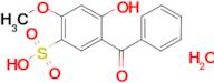 5-Benzoyl-4-hydroxy-2-methoxybenzenesulfonic acid hydrate