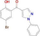 (5-Bromo-2-hydroxy-phenyl)-(1-phenyl-1H-pyrazol-4-yl)ketone