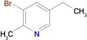 3-Bromo-5-ethyl-2-methylpyridine