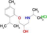 1-(2-isopropyl-5-methylphenoxy)-3-(isopropylamino)propan-2-ol hydrochloride