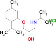 1-((2-isopropyl-5-methylcyclohexyl)oxy)-3-(isopropylamino)propan-2-ol hydrochloride