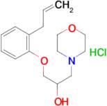 1-(2-allylphenoxy)-3-morpholinopropan-2-ol hydrochloride