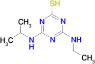 4-(ethylamino)-6-(isopropylamino)-1,3,5-triazine-2-thiol