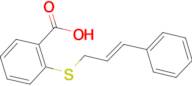 2-{[(2E)-3-phenylprop-2-en-1-yl]thio}benzoic acid