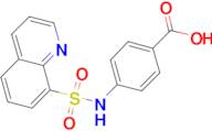 4-(quinoline-8-sulfonamido)benzoic acid