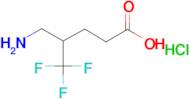 4-(Aminomethyl)-5,5,5-trifluoropentanoic acid hydrochloride