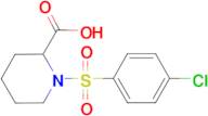 1-((4-chlorophenyl)sulfonyl)piperidine-2-carboxylic acid