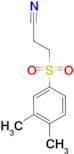 3-[(3,4-Dimethylphenyl)sulfonyl]propanenitrile