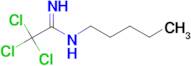 2,2,2-trichloro-N-pentylacetimidamide