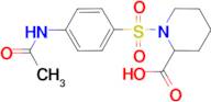 1-{[4-(Acetylamino)phenyl]sulfonyl}piperidine-2-carboxylic acid