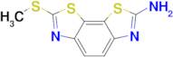 7-(methylsulfanyl)[1,3]thiazolo[4,5-g][1,3]benzothiazol-2-amine