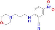 2-[(3-Morpholin-4-ylpropyl)amino]-5-nitrobenzonitrile