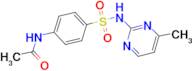 N-(4-(N-(4-methylpyrimidin-2-yl)sulfamoyl)phenyl)acetamide