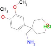 {[4-(3,4-Dimethoxyphenyl)tetrahydro-2H-pyran-4-yl]methyl}amine hydrochloride