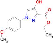 4-Hydroxy-1-(4-methoxy-phenyl)-1H-pyrazole-3-carboxylic acid ethyl ester