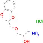 1-Amino-3-(2,3-dihydro-1,4-benzodioxin-2-ylmethoxy)propan-2-ol hydrochloride