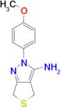 2-(4-Methoxy-phenyl)-2,6-dihydro-4H-thieno[3,4-c]pyrazol-3-ylamine