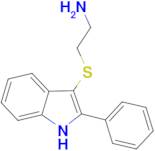 2-(2-Phenyl-1H-indol-3-ylsulfanyl)-ethylamine