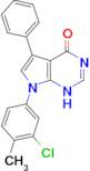 7-(3-Chloro-4-methylphenyl)-5-phenyl-7H-pyrrolo[2,3-d]pyrimidin-4-ol