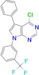 4-Chloro-5-phenyl-7-[3-(trifluoromethyl)phenyl]-7H-pyrrolo[2,3-d]pyrimidine