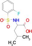 ((2-fluorophenyl)sulfonyl)leucine