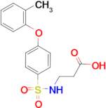 3-((4-(o-tolyloxy)phenyl)sulfonamido)propanoic acid