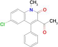 3-acetyl-6-chloro-1-methyl-4-phenylquinolin-2(1H)-one