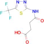 4-Oxo-4-{[5-(trifluoromethyl)-1,3,4-thiadiazol-2-yl]amino}butanoic acid