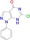 6-chloro-1-phenyl-1,5-dihydro-4H-pyrazolo[3,4-d]pyrimidin-4-one