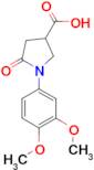 1-(3,4-Dimethoxyphenyl)-5-oxo-3-pyrrolidinecarboxylic acid