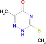 6-Methyl-3-methylsulfanyl-4H-[1,2,4]triazin-5-one