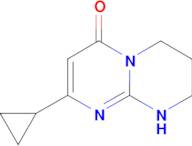 2-cyclopropyl-6,7,8,9-tetrahydro-4H-pyrimido[1,2-a]pyrimidin-4-one