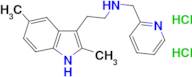 [2-(2,5-Dimethyl-1H-indol-3-yl)ethyl](pyridin-2-ylmethyl)amine dihydrochloride