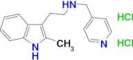 [2-(2-Methyl-1H-indol-3-yl)ethyl](pyridin-4-ylmethyl)amine dihydrochloride