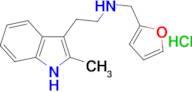 N-(furan-2-ylmethyl)-2-(2-methyl-1H-indol-3-yl)ethan-1-amine hydrochloride