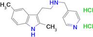 [2-(2,5-Dimethyl-1H-indol-3-yl)ethyl](pyridin-4-ylmethyl)amine dihydrochloride