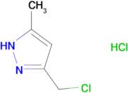 3-(chloromethyl)-5-methyl-1H-pyrazole hydrochloride